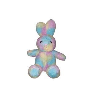 Spark Create Imagine Pastel Bunny Rabbit Plush Stuffed Animal Baby Rattle Toy. S